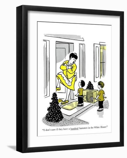 Hazel Cartoon-Ted Key-Framed Giclee Print