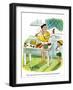 Hazel Cartoon-Ted Key-Framed Giclee Print