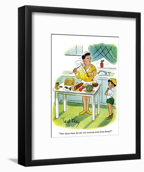 Hazel Cartoon-Ted Key-Framed Giclee Print