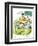 Hazel Cartoon-Ted Key-Framed Giclee Print