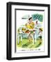 Hazel Cartoon-Ted Key-Framed Giclee Print