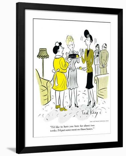 Hazel Cartoon-Ted Key-Framed Giclee Print