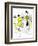 Hazel Cartoon-Ted Key-Framed Giclee Print