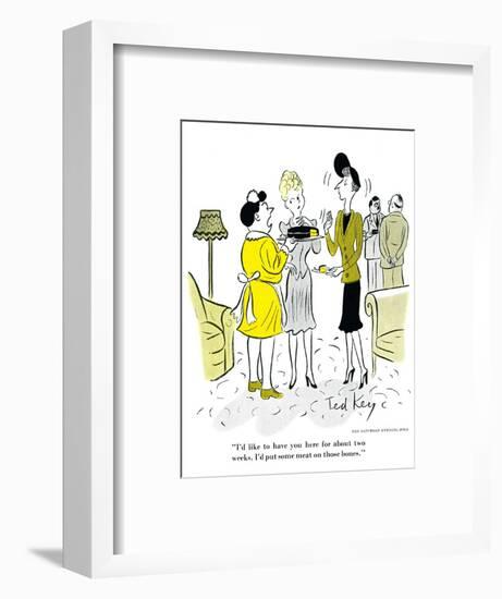 Hazel Cartoon-Ted Key-Framed Giclee Print