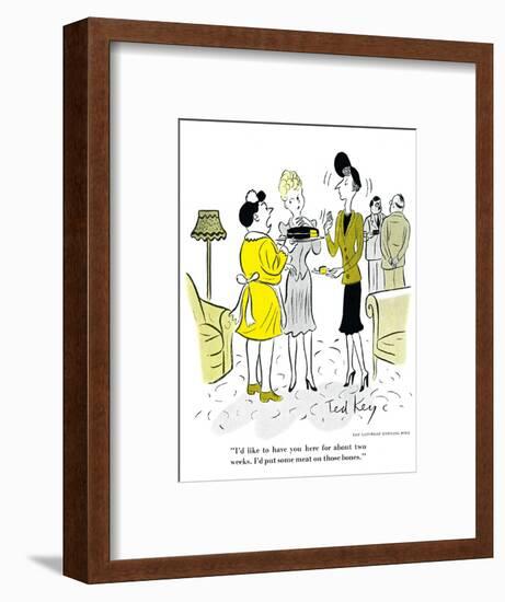 Hazel Cartoon-Ted Key-Framed Giclee Print