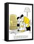 Hazel Cartoon-Ted Key-Framed Stretched Canvas