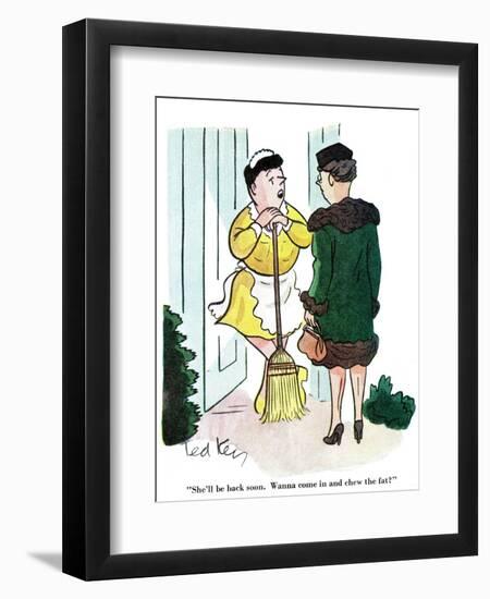 Hazel Cartoon-Ted Key-Framed Giclee Print