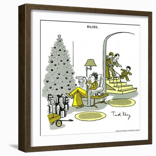 Hazel Cartoon-Ted Key-Framed Giclee Print