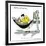 Hazel Cartoon-Ted Key-Framed Giclee Print