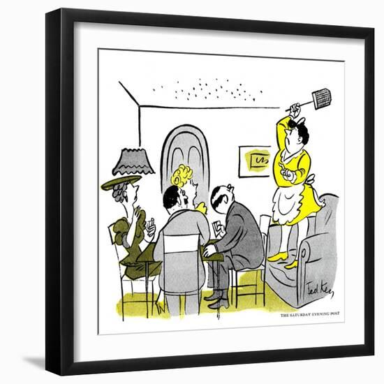 Hazel Cartoon-Ted Key-Framed Giclee Print