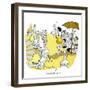 Hazel Cartoon-Ted Key-Framed Giclee Print