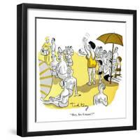 Hazel Cartoon-Ted Key-Framed Giclee Print