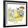 Hazel Cartoon-Ted Key-Framed Giclee Print