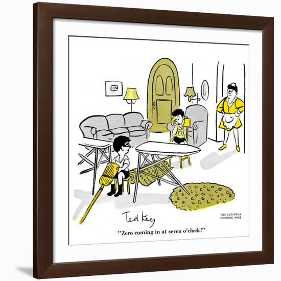 Hazel Cartoon-Ted Key-Framed Giclee Print