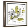 Hazel Cartoon-Ted Key-Framed Giclee Print