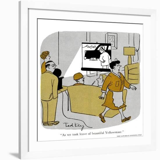 Hazel Cartoon-Ted Key-Framed Giclee Print