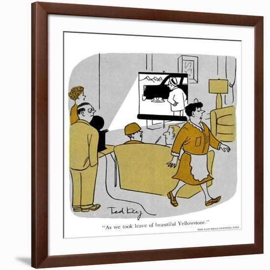 Hazel Cartoon-Ted Key-Framed Giclee Print