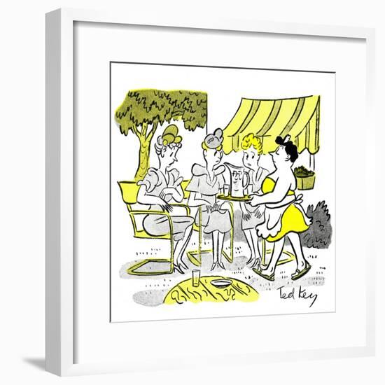 Hazel Cartoon-Ted Key-Framed Giclee Print