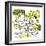 Hazel Cartoon-Ted Key-Framed Giclee Print