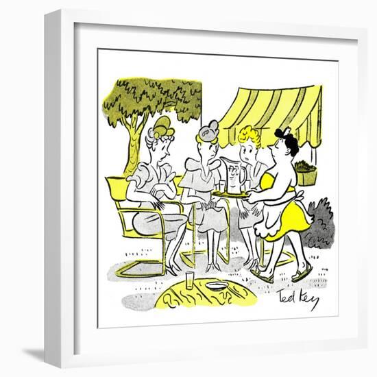 Hazel Cartoon-Ted Key-Framed Giclee Print