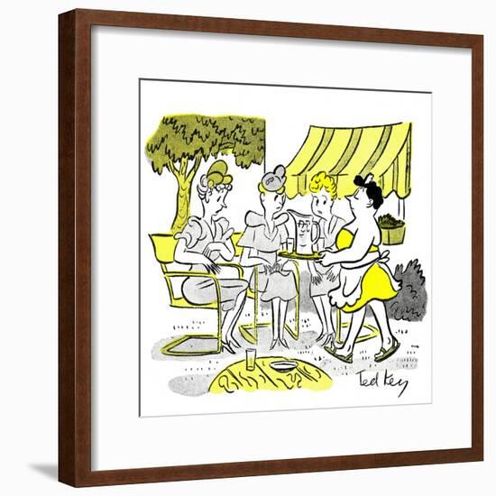 Hazel Cartoon-Ted Key-Framed Giclee Print