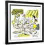 Hazel Cartoon-Ted Key-Framed Giclee Print