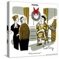 Hazel Cartoon-Ted Key-Stretched Canvas