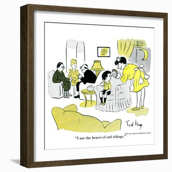 Hazel Cartoon-Ted Key-Framed Giclee Print