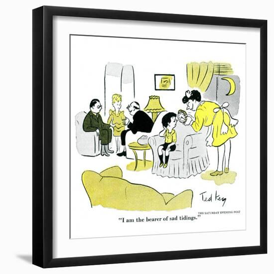 Hazel Cartoon-Ted Key-Framed Giclee Print