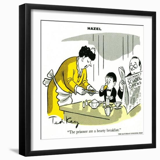 Hazel Cartoon-Ted Key-Framed Giclee Print