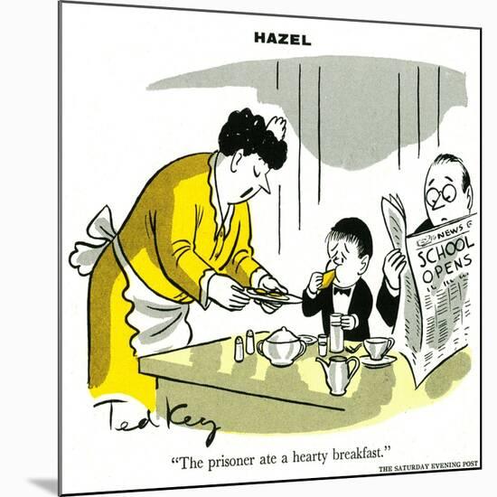 Hazel Cartoon-Ted Key-Mounted Giclee Print