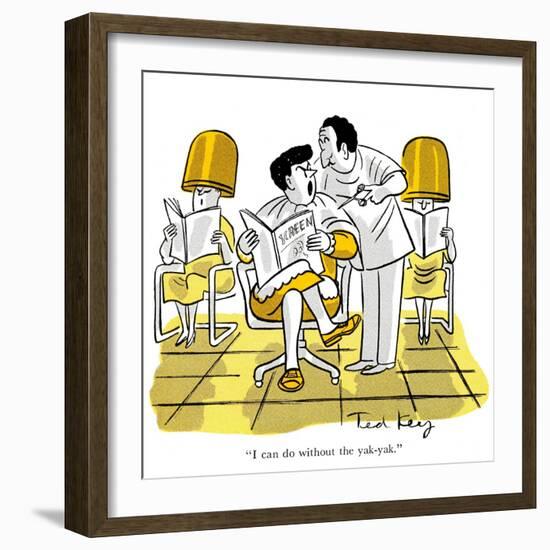 Hazel Cartoon-Ted Key-Framed Giclee Print