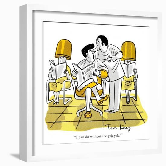 Hazel Cartoon-Ted Key-Framed Giclee Print