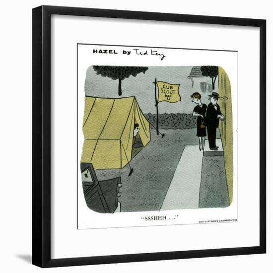 Hazel Cartoon-Ted Key-Framed Giclee Print