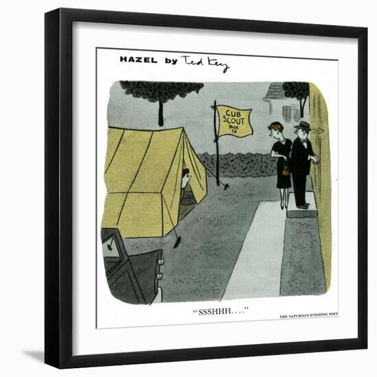 Hazel Cartoon-Ted Key-Framed Giclee Print