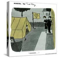 Hazel Cartoon-Ted Key-Stretched Canvas