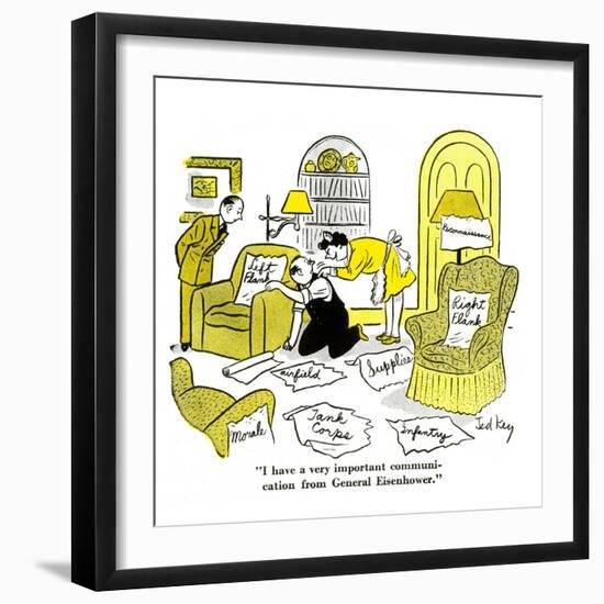 Hazel Cartoon-Ted Key-Framed Giclee Print