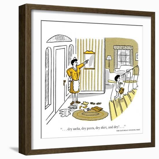 Hazel Cartoon-Ted Key-Framed Giclee Print