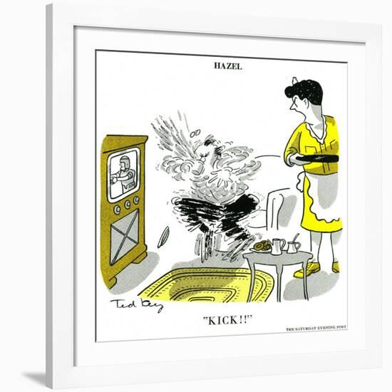 Hazel Cartoon-Ted Key-Framed Giclee Print