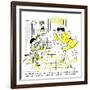 Hazel Cartoon-Ted Key-Framed Giclee Print