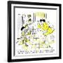 Hazel Cartoon-Ted Key-Framed Giclee Print