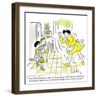 Hazel Cartoon-Ted Key-Framed Giclee Print