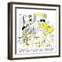 Hazel Cartoon-Ted Key-Framed Giclee Print