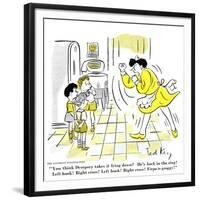 Hazel Cartoon-Ted Key-Framed Giclee Print