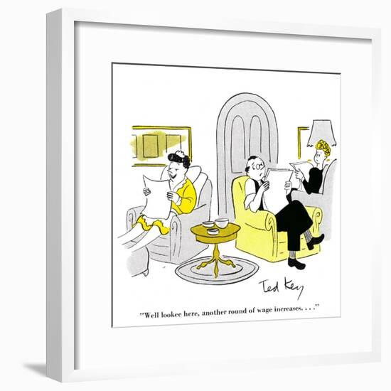 Hazel Cartoon-Ted Key-Framed Giclee Print