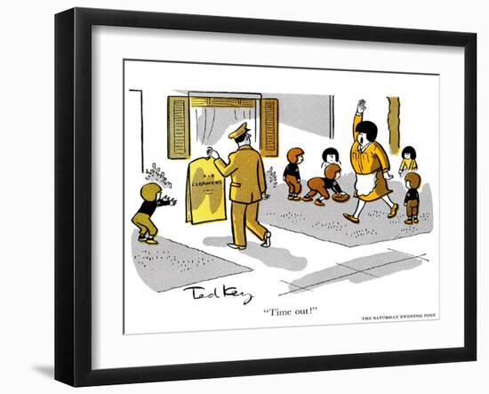 Hazel Cartoon-Ted Key-Framed Giclee Print