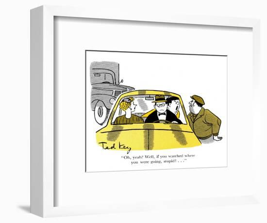 Hazel Cartoon-Ted Key-Framed Giclee Print