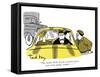 Hazel Cartoon-Ted Key-Framed Stretched Canvas