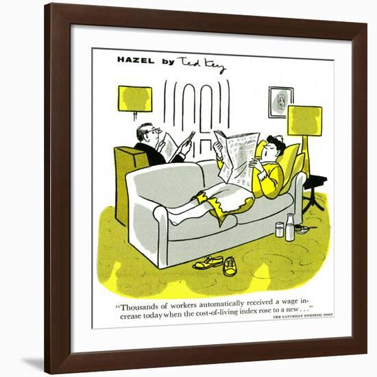 Hazel Cartoon-Ted Key-Framed Giclee Print