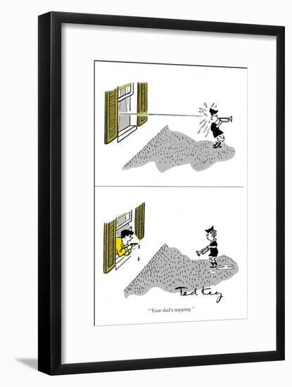 Hazel Cartoon-Ted Key-Framed Giclee Print